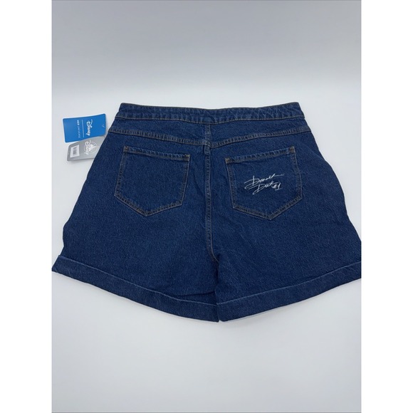 Disney Donald Duck 90th Anniversary Denim Shorts Women's Size 13 NEW - Picture 4 of 7